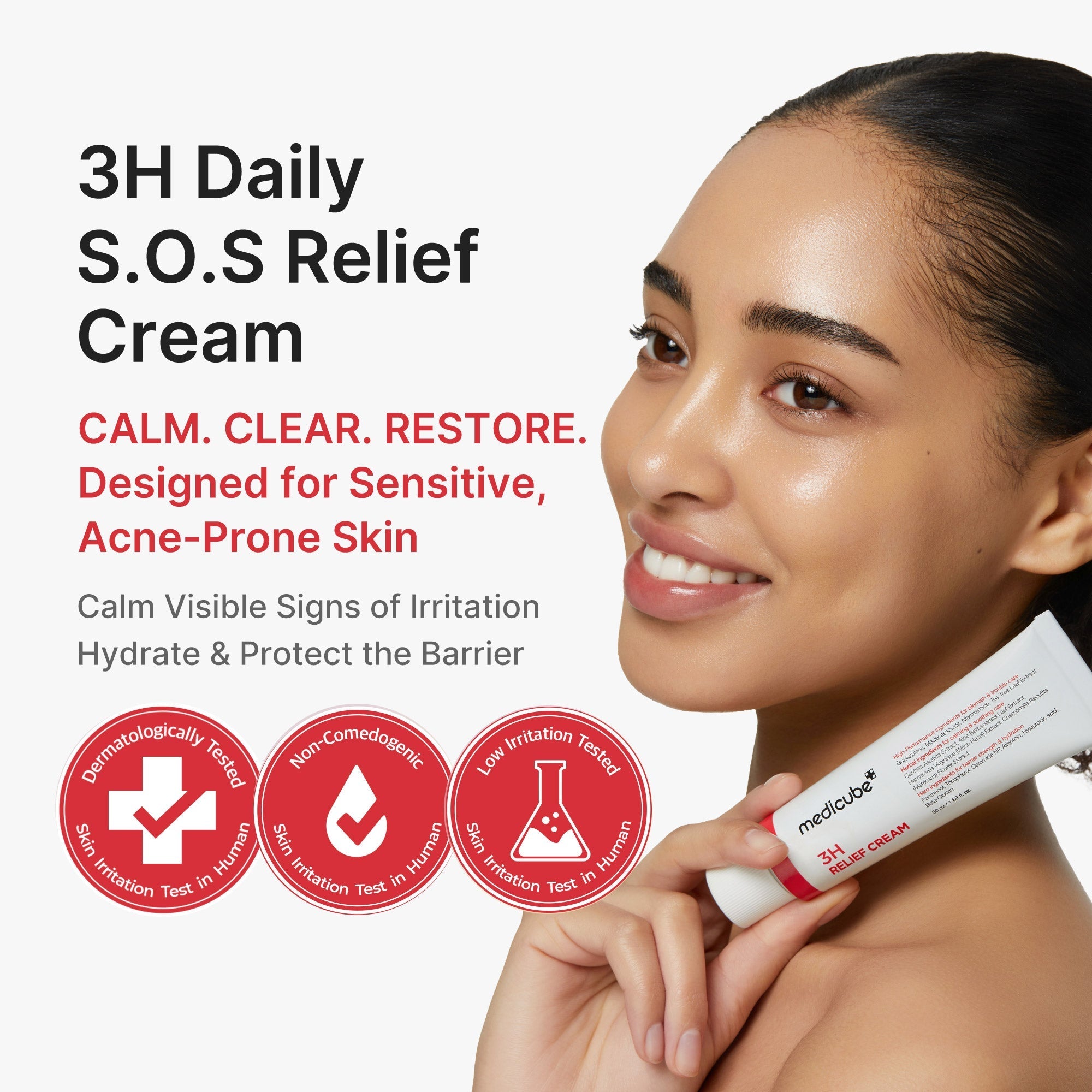 3H Daily Relief Cream